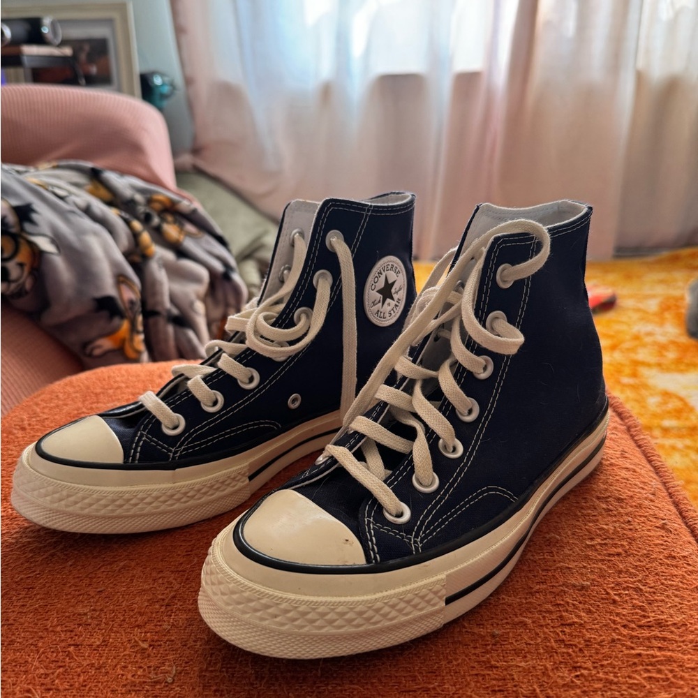 Converse Navy High-Top Chuck Taylors